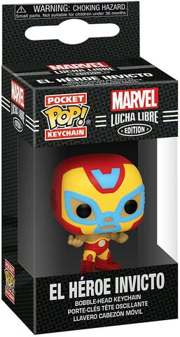 Porte Cles Funko Pop! - Marvel - Luchadores - Iron Man